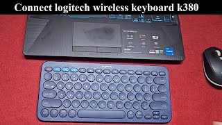 Logitech K380 Bluetooth Keyboard – How To Turn On amp Off [upl. by Arocat904]