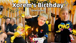 Xorems Happy Birthday 🤍  GIFTS UNBOXING 😱 Very unexpected Gifts 🫣😍  Xorem amp Gracy [upl. by Ramalahs]