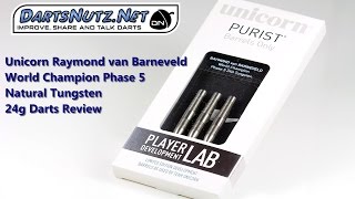 Unicorn Barneveld Phase 5 Natural 24g darts review [upl. by Thoma]