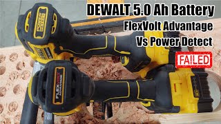 I Was Wrong DEWALT 20V 50 Ah Battery  FlexVolt Advantage DCD999 Vs Power Detect DCD998 For Power [upl. by Keon195]