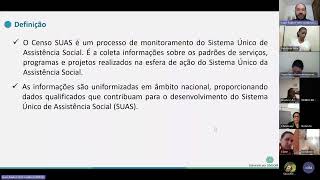 IX Agenda Permanente Divisom  Sistema Censo SUAS 2023 [upl. by Eerej]