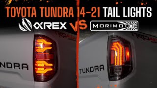 Alpharex Luxx vs Morimoto XB LED Tundra Tail Light Showdown  Ultimate Comparison and Review [upl. by Nyliram161]