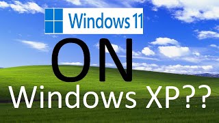 TexttospeechWindows 11 on Windows XP [upl. by Nosirrah]