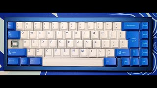 QK65 Build Key Kobo keycaps [upl. by Ahsinik]