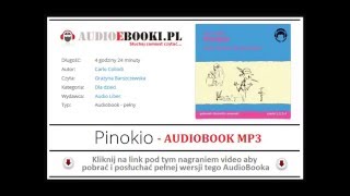 PINOKIO  AUDIOBOOK  Piękna Bajka dla Dzieci do słuchania na MP3  Carlo Collodi [upl. by Enieledam]