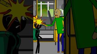 STICKMAN BECAME A CREEPER Baldi Basics Horror game [upl. by Joon]