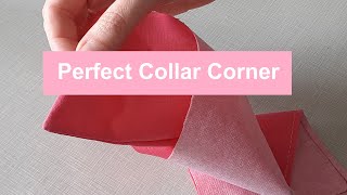 How to Turn through Corners of Collars  two Ways [upl. by Ainot54]