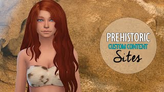 LOS SIMS 4  PREHISTORIC CUSTOM CONTENT SITES [upl. by Athalia523]