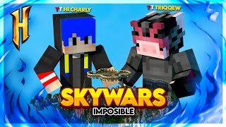 EL SKYWARS MAS DIFICIL ft Triqqew  HYPIXEL [upl. by Carmon696]