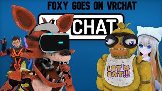 SFMFNAF Foxy goes on VRChat vaportrynottolaugh [upl. by Haeli]