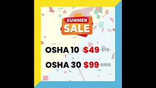 Save BIG on OSHA Certification OSHA 10 amp 30 Training  LimitedTime Discount  Afterpay [upl. by Fisa]