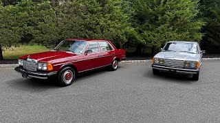 THE BEST AUTOMOBILE EVER BUILT  1978 MercedesBenz 300D and 1983 300D Turbo 72124 [upl. by Ruelu]