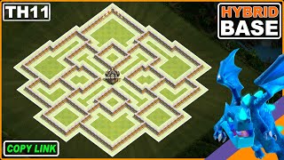 NEW BEST TH11 base with COPY LINK  COC Town Hall 11 TrophyWar Base  Clash of Clans [upl. by Suivatram]