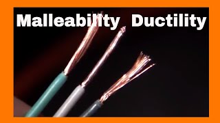 Malleability and DuctilityPhysical Properties [upl. by Dahlia392]