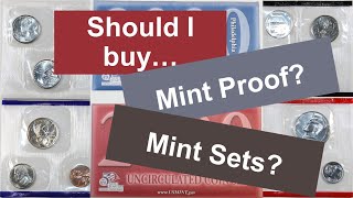 Should I Buy US Mint Proof and Mint Sets  Coin Collecting 101  Quality Collectible Coins [upl. by Reyotal]