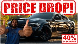 Dodge DROPPING all 2023 Hellcat Charger amp Charger Scatpack 392 PRICES up to 40 off [upl. by Nilad]