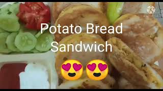 Potato bread sandwich 😍😍 [upl. by Earej]