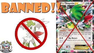 Shaymin EX Just Got BANNED in the Pokemon TCG This is HUGE [upl. by Herbst]