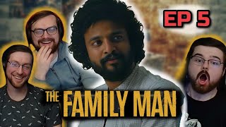 Americans REACT to The Family Man  Episode 5  Season 1  Manoj Bajpayee  Priyamani [upl. by Malim]