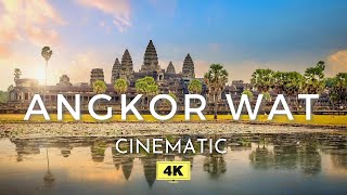 Angkor Wat  UNESCO Cambodia  Cinematic Travel Video 4K [upl. by Edahsalof]