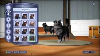 The Sims 3 Pets XBOX 360  In Depth Cat and Dog Breeds customization HD [upl. by Yrdnal]