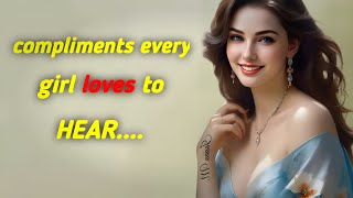 10 Irresistible Compliments Girls Love। QUOTES OF YT [upl. by Kaya472]