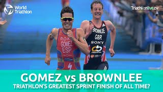 Gomez V Brownlee  An all time great sprint finish [upl. by Harneen]