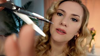 ✂️ SleepInducing Haircut for Spring 💇ASMR  Brushing  Scissors  Page Flipping [upl. by Adniles]