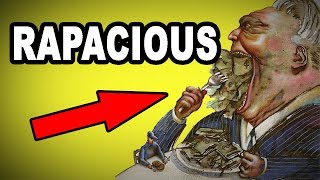 🤑 Learn English Words  RAPACIOUS  Meaning Vocabulary Lesson with Pictures and Examples [upl. by Ereveniug]