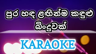 pura handa laginma  karaoke with lyrics  Manjalika thennakon  purahadalaginma [upl. by Anitselec676]