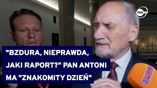 Komentarze po raporcie gen Stróżyka Sikorski mówi o quotagenciequot Macierewicz pyta jaki raportTVN24 [upl. by Anirbus]