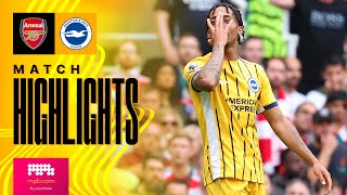 HIGHLIGHTS  Arsenal v Brighton  Premier League [upl. by Eade845]