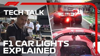 F1 Car Lights Explained  F1TV Tech Talk  Cryptocom [upl. by Lali]