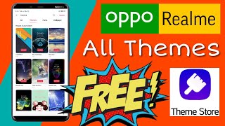 How to download free themes in Oppo amp Realme mobiles  free theme store  ColorOs New Update [upl. by Anaic]