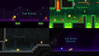 幾何衝刺 The Tower 1～4層 全三金幣 Geometry Dash [upl. by Thatch]