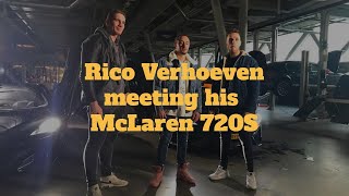 Rico Verhoeven meeting his McLaren 720 at Louwman Exclusive [upl. by Cutlor]