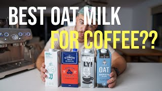 Which Oat Milk is BEST for COFFEE  Oatly Califia Alternative Dairy Co amp Minor Figures Review [upl. by Nnire]