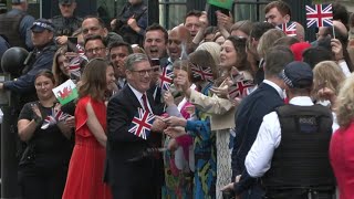 Newly appointed UK Prime Minister Keir Starmer arrives at Downing Street  AFP [upl. by Ebag886]