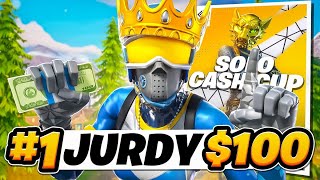 HOW TO PLAY THE SOLO CASH CUP PERFECTLY 👀 100  Jurdy 🏆 [upl. by Yecnahc]