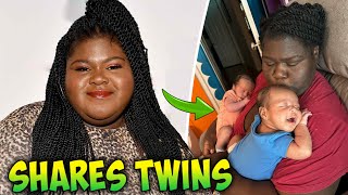 Gabourey Sidibe Shares Sweet Photos Of Her TWINS With Husband Brandon Frankel 😍 [upl. by Adnawad]