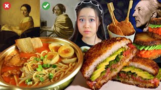 He Was Forced To Create The Worlds BEST ART FORGERY Or BE EXECUTED  Crispy Salmon Burger Mukbang [upl. by Standing569]