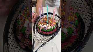 Tennis racket stuck on cake pt 9 [upl. by Bushore]