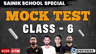 Sainik School Mock Test  Sainik School Coaching Classes 6th  Sainik School Online Coaching [upl. by Anya]