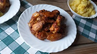 🌺 Pileća krilca sa pivom izuzetan recept  Chicken wings with beer 🌸 [upl. by Laeahcim]