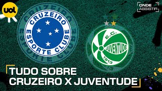 CRUZEIRO X JUVENTUDE ONDE ASSISTIR TRANSMISSÃO AO VIVO E HORÁRIO PELO BRASILEIRÃO [upl. by Atiluj]