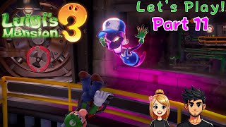 Battling Clem the Mechanic on Floaties  Luigi Mansion 3  Part 11 [upl. by Nuj]