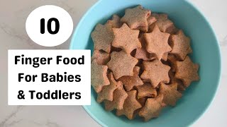 10 Finger Food For Babies and Toddlers  Finger Food For Babies  White Pot [upl. by Leyameg562]