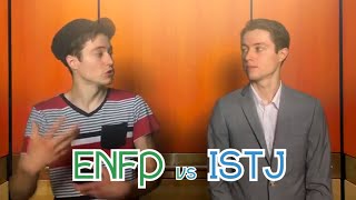 16 Personalities  ISTJ vs ENFP ในลิฟท์ [upl. by Photina32]