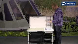 Outwell Drayton Kitchen Table  Innovative Family Camping [upl. by Maxa290]