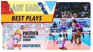 PVL OC 2018 Vanie Gandler denies Alyssa Valdez to win it for Ateneo  ADMU  Best Plays [upl. by Dareg]